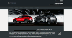 Desktop Screenshot of mazdaalbacete.com